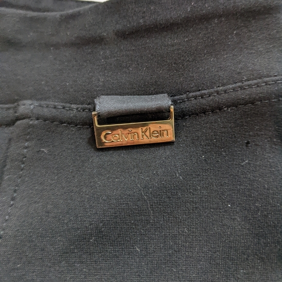 CALVIN KLEIN XS WOMEN'S PANTS LEGGINGS GUC BLACK. - Picture 5 of 6